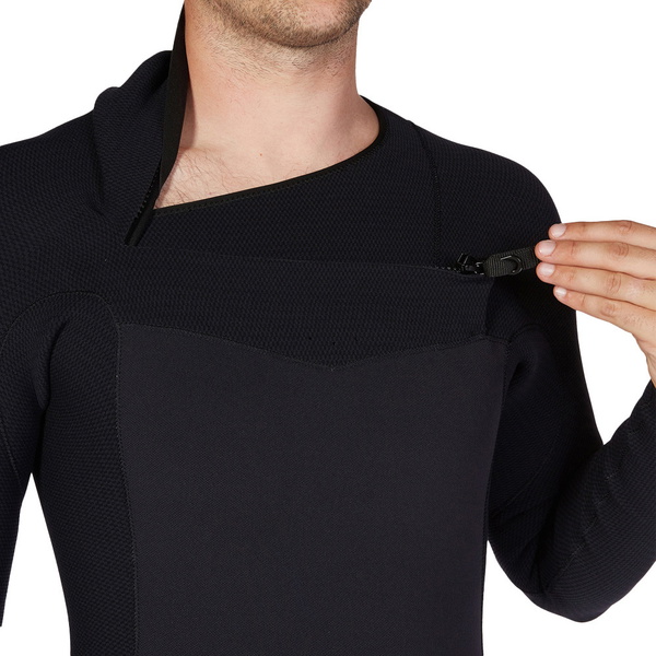 2024 Billabong Männer Revolution 4/3mm Brustreißverschluss Neoprenanzug ABYW100177 - Black